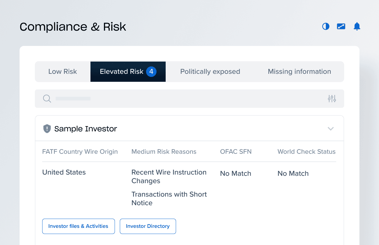 Investor communication